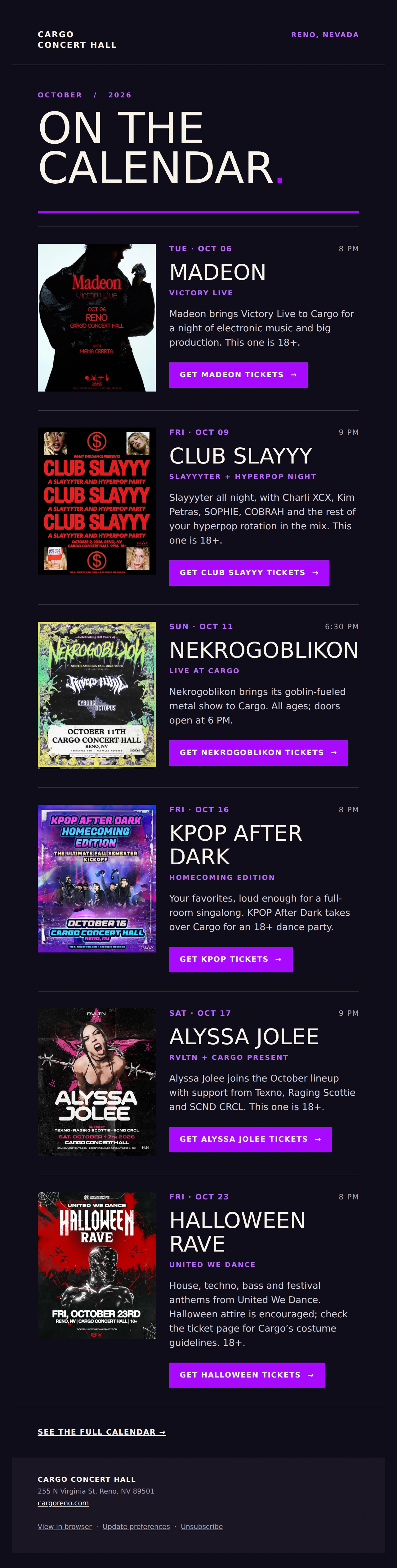 Full email artwork.