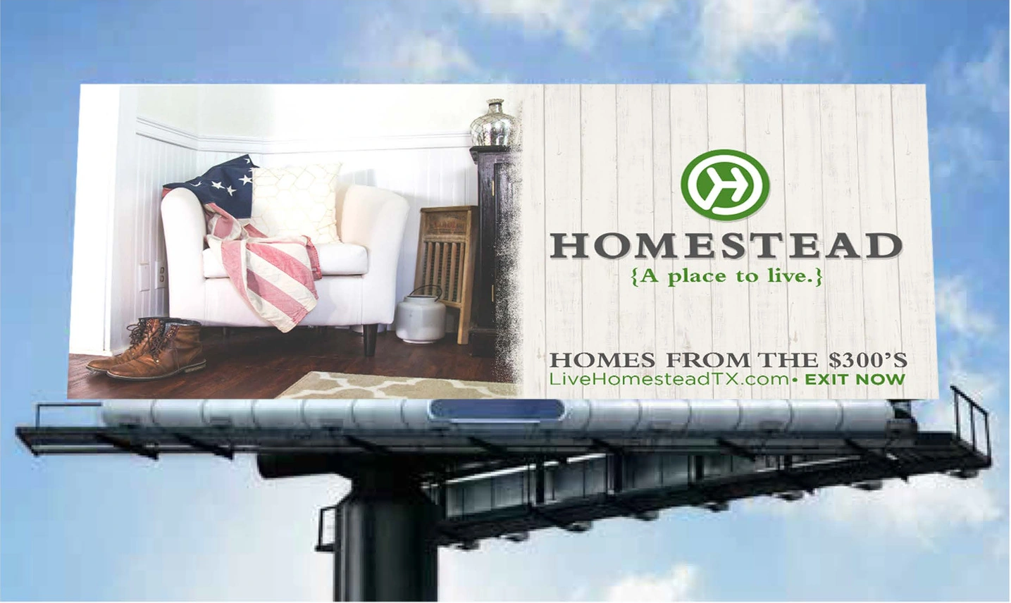 A place to live / Original outdoor presentation mockup
