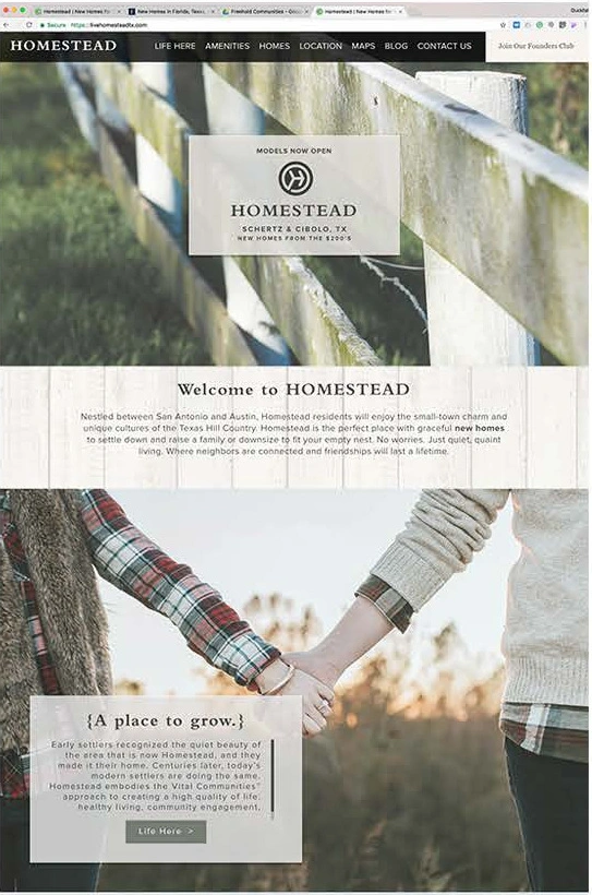 Homepage direction 02 / Website concept
