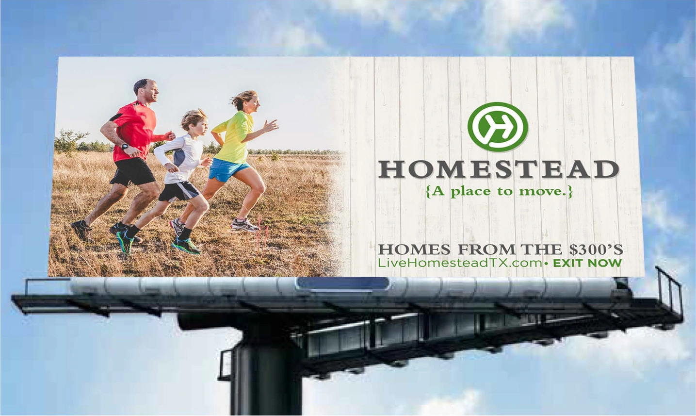 A place to move / Original outdoor presentation mockup