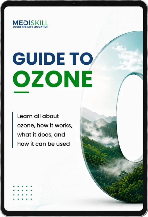 MediSkill Guide to Ozone on a tablet: learn all about ozone, how it works, what it does, and how it can be used