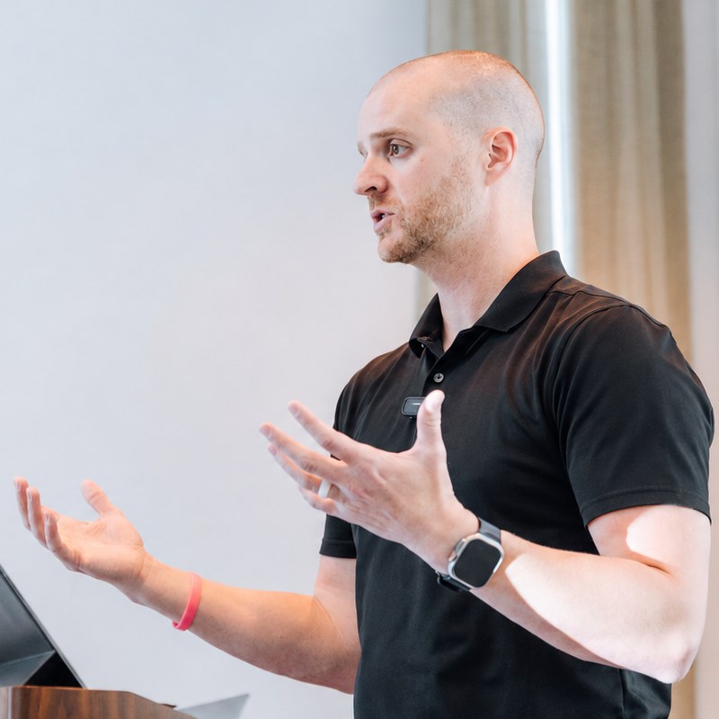 Dr. Ryan Meyers teaching a MediSkill training