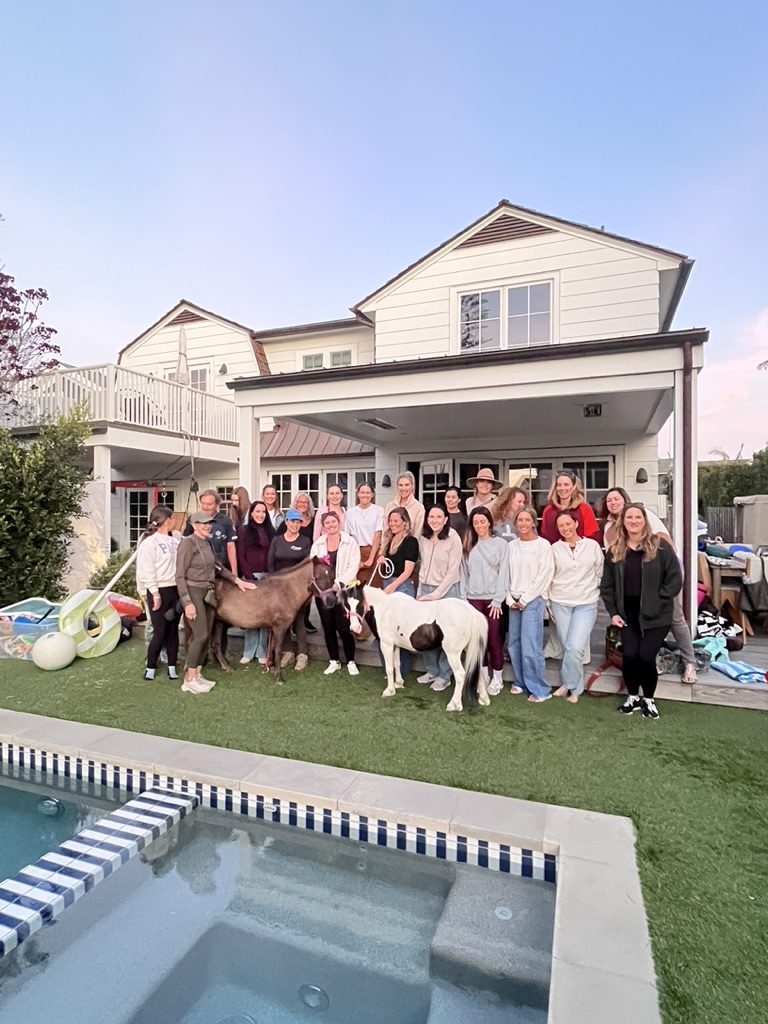 Women of the Chrysalis Circle gathered together in a group