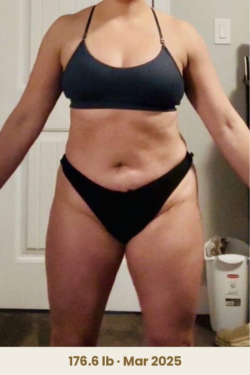 Amber M. before, 176.6