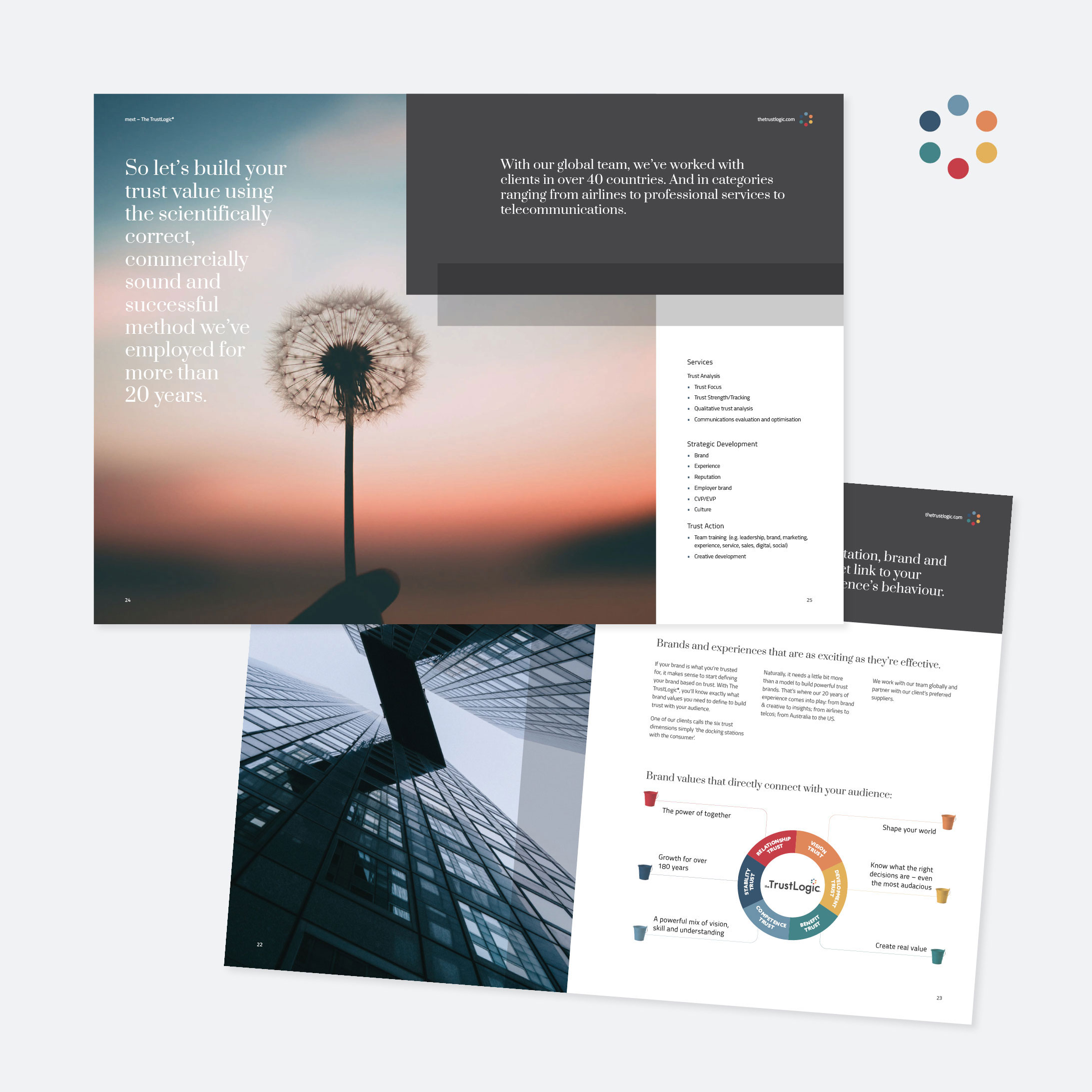 Two a3 landscape examples pages of mext graphic design and branding which contain heroic imagery, graphics and text