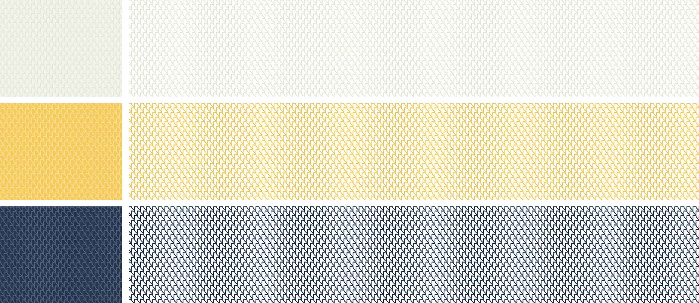 Ventura bus bitumen pattern in yellow, frost, and navy.