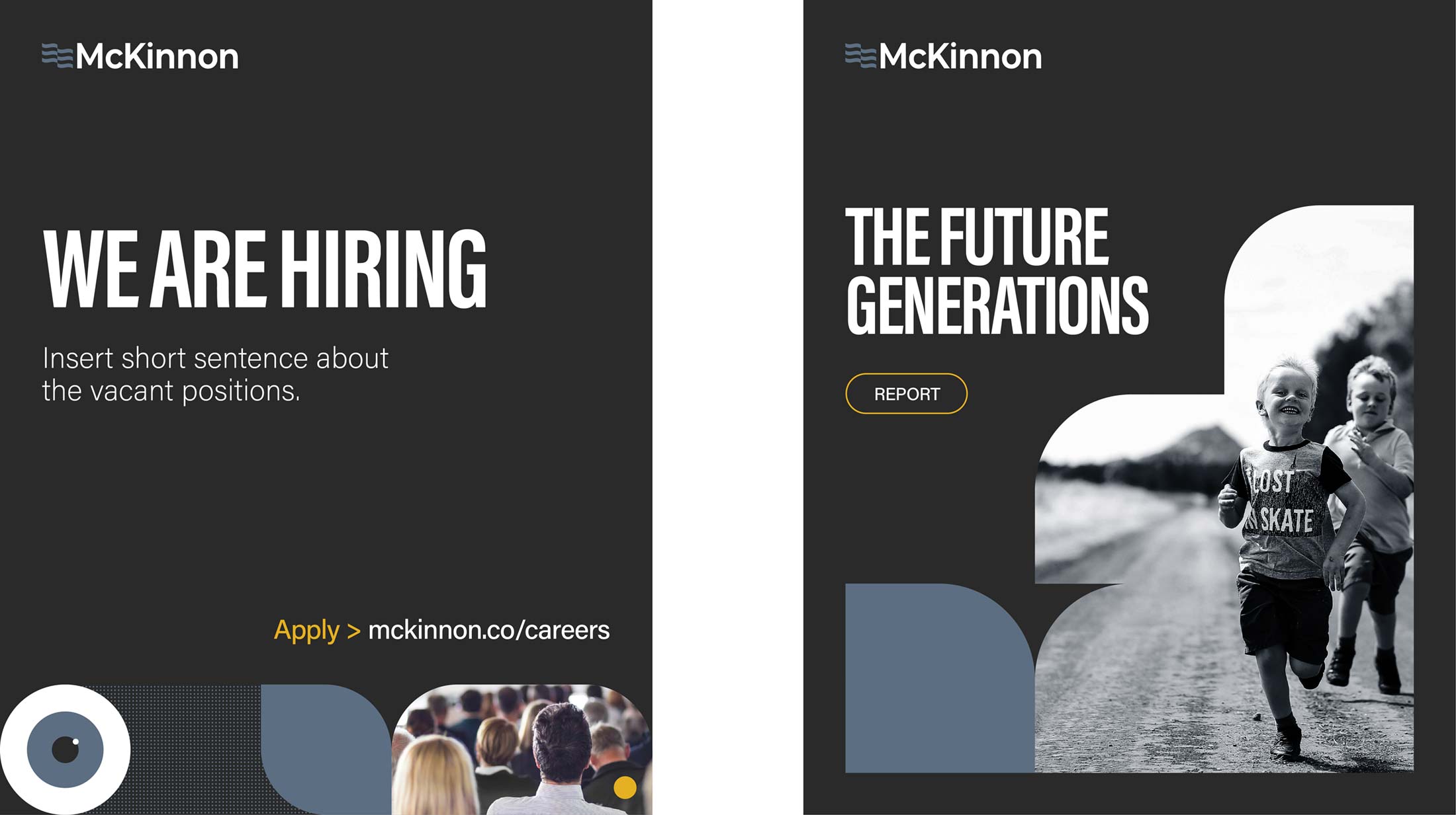 McKinnon social media post designs