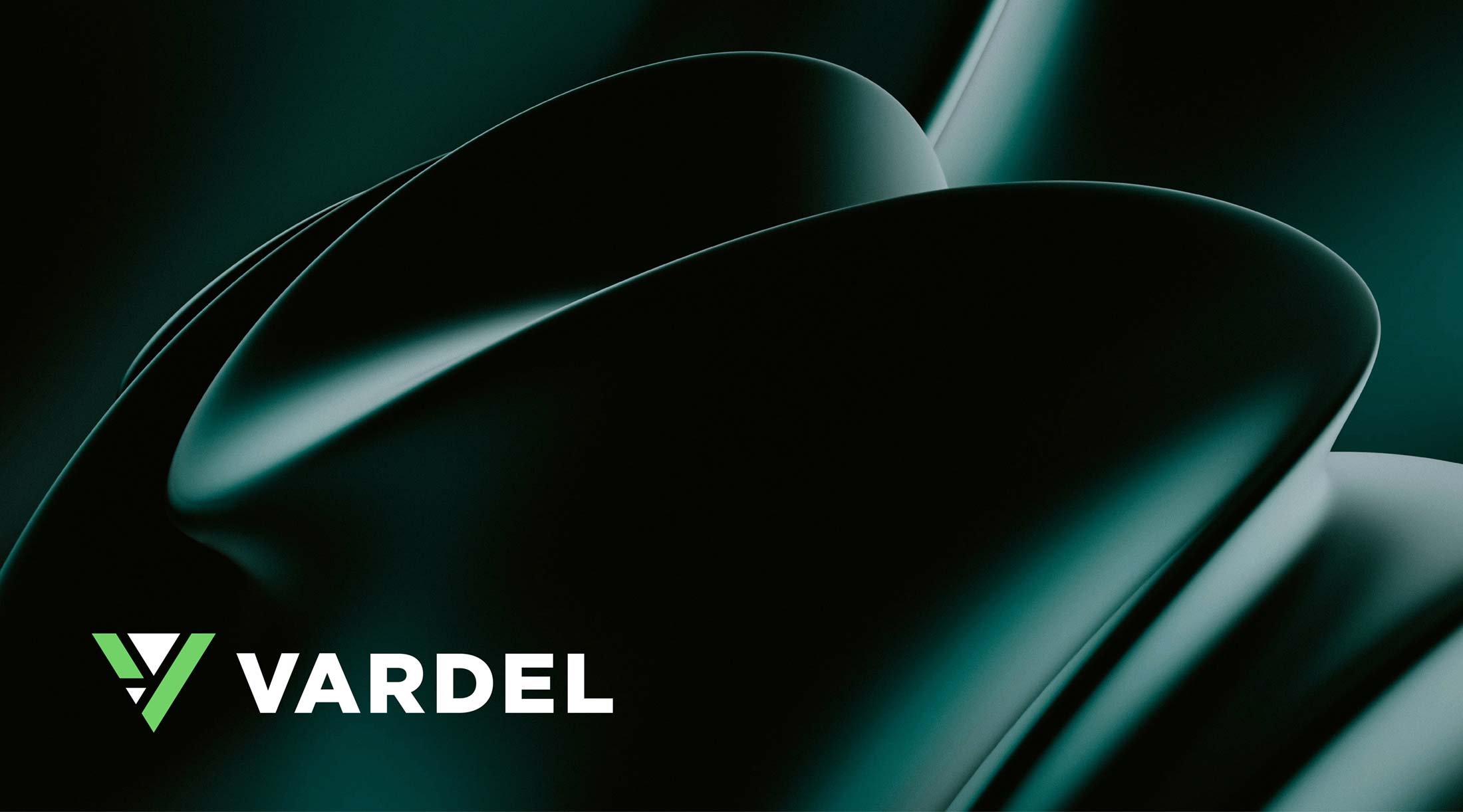 Vardel brand image with Vardel logo in bottom left corner