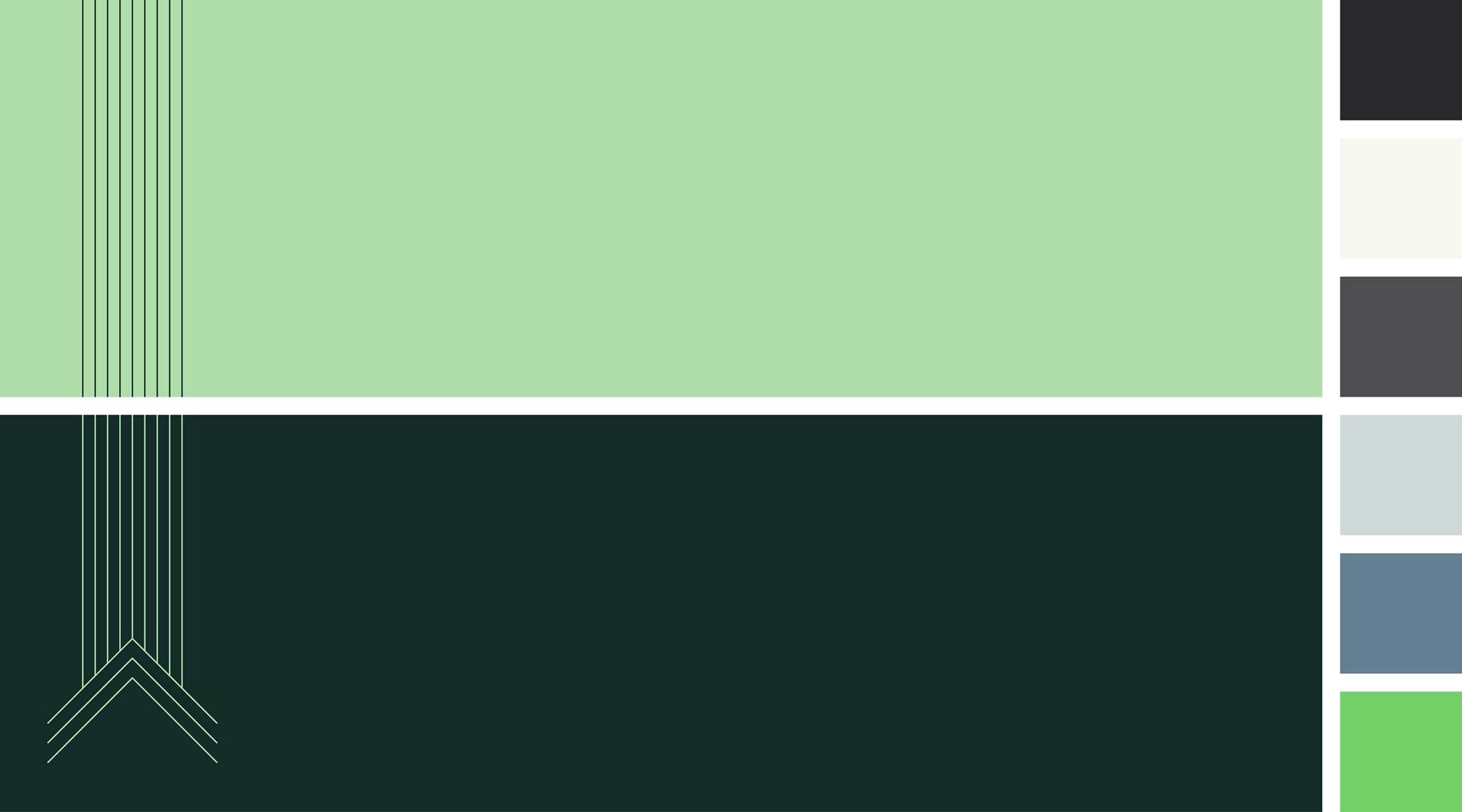 Vardel colour palette with brand graphic