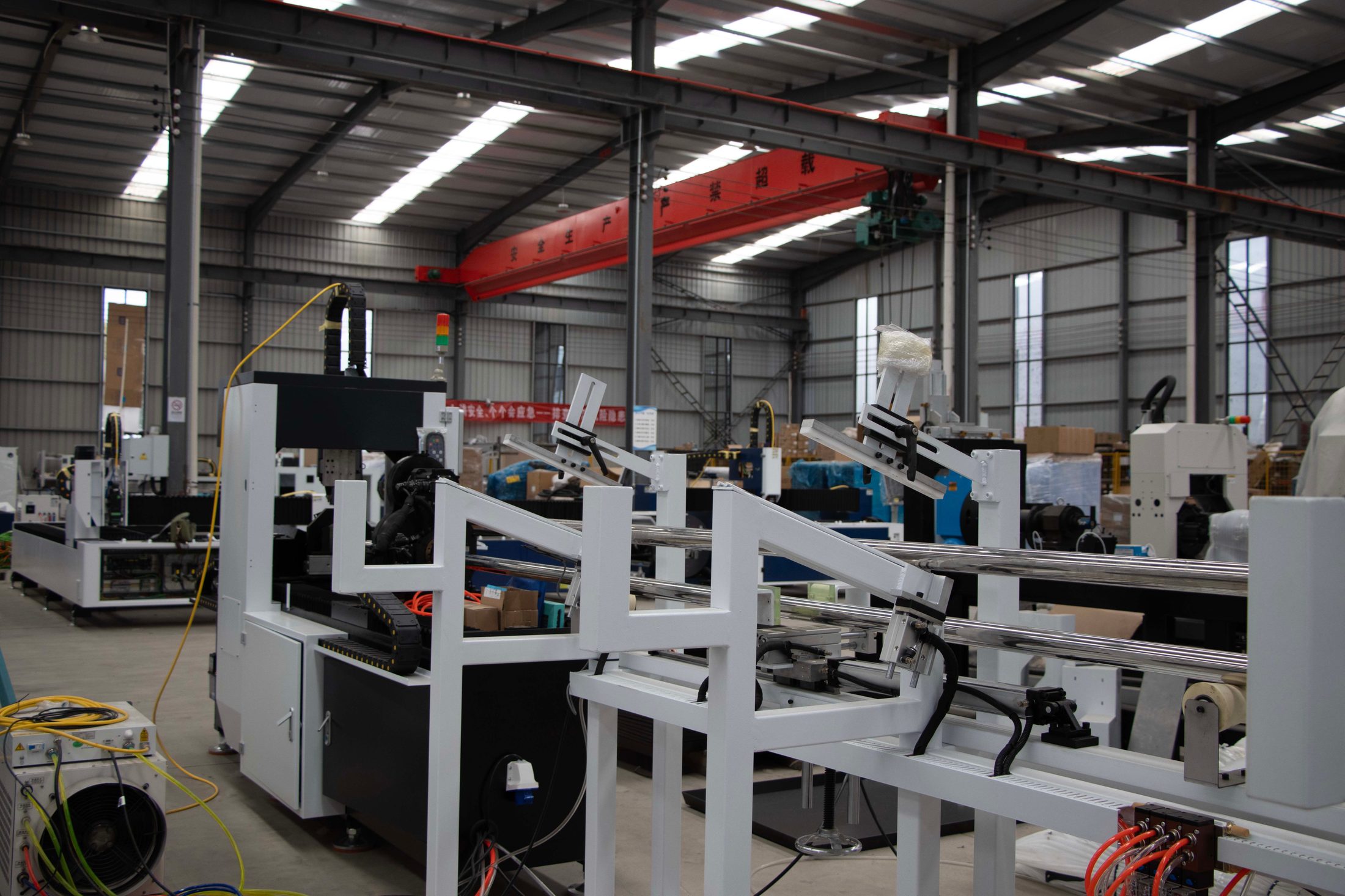 CNC manufacturing equipment on the production floor
