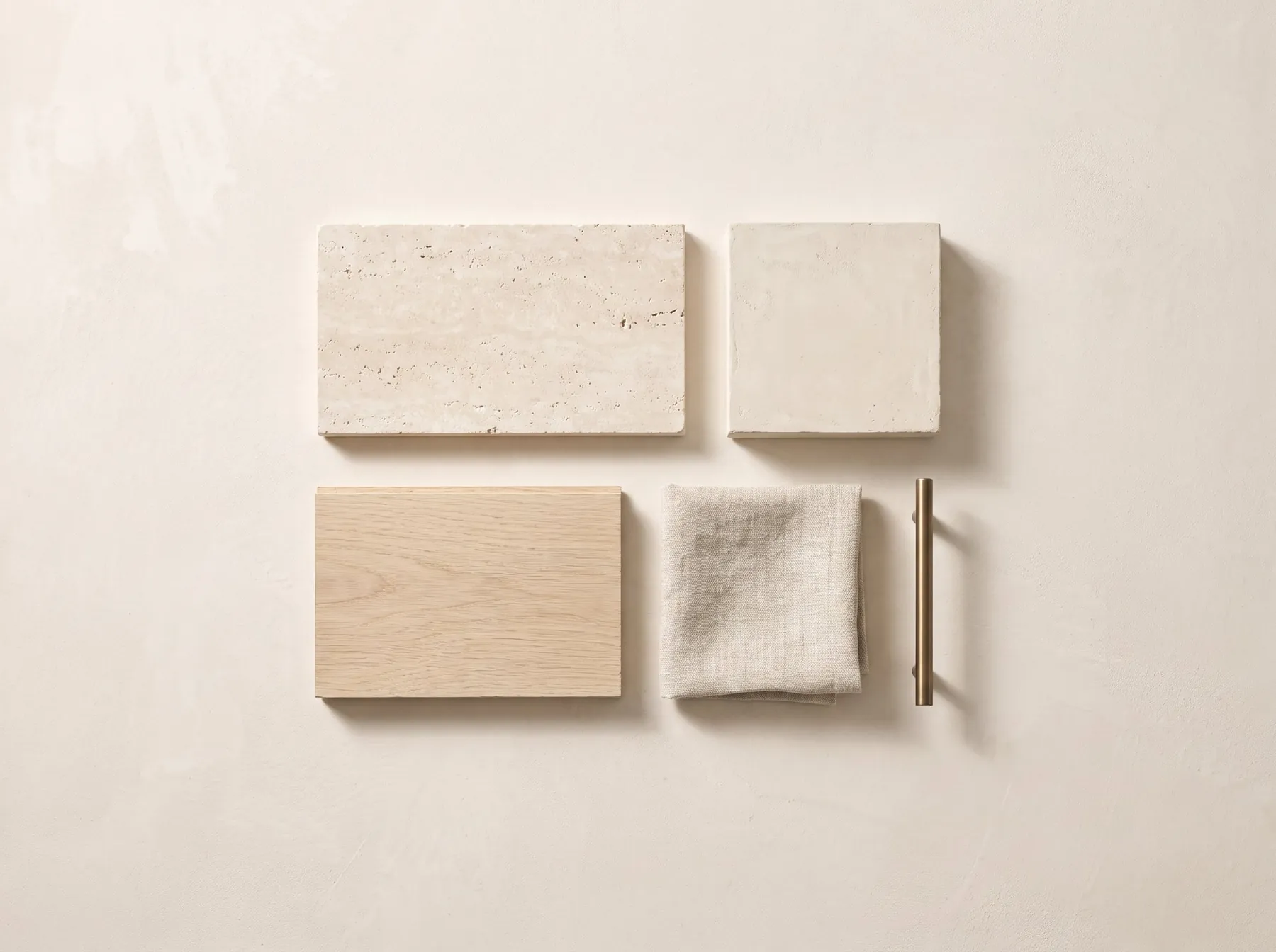 Honed travertine sample
