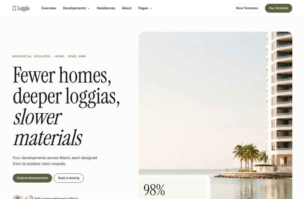 Home 2 page preview