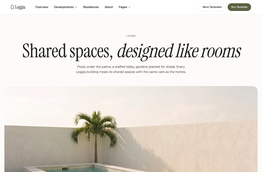 Living page preview