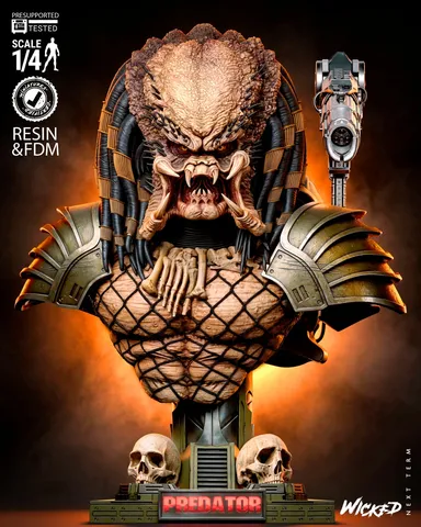 Predator Bust — Wicked artist render