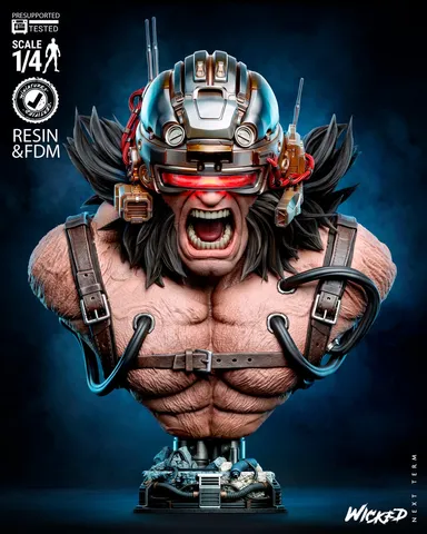 Weapon X Bust — Wicked artist render