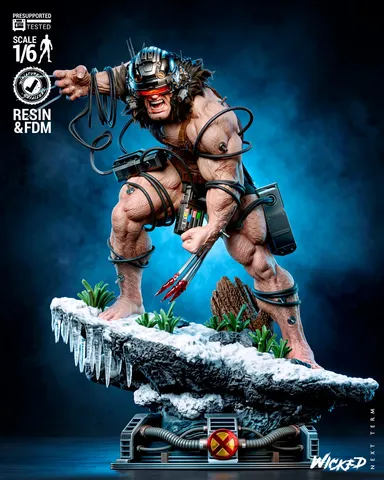 Weapon X Sculpture — Wicked artist render