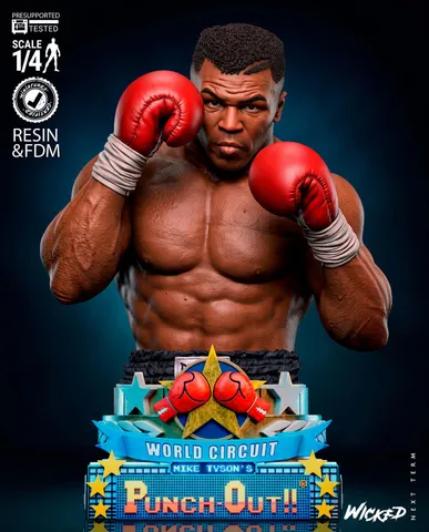 Mike Tyson Portrait Bust — Wicked artist render