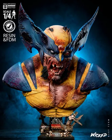 Wolverine Zombie Bust