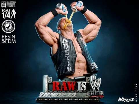 Steve Austin Bust
