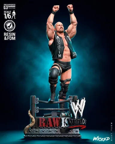 Steve Austin Sculpture