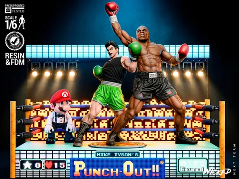 Punch Out Diorama