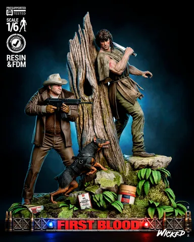 Rambo First Blood Diorama