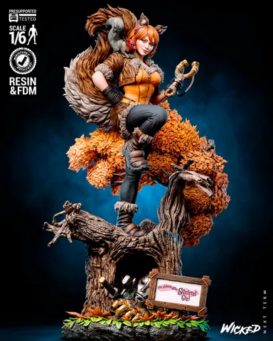 Squirrel Sculpture