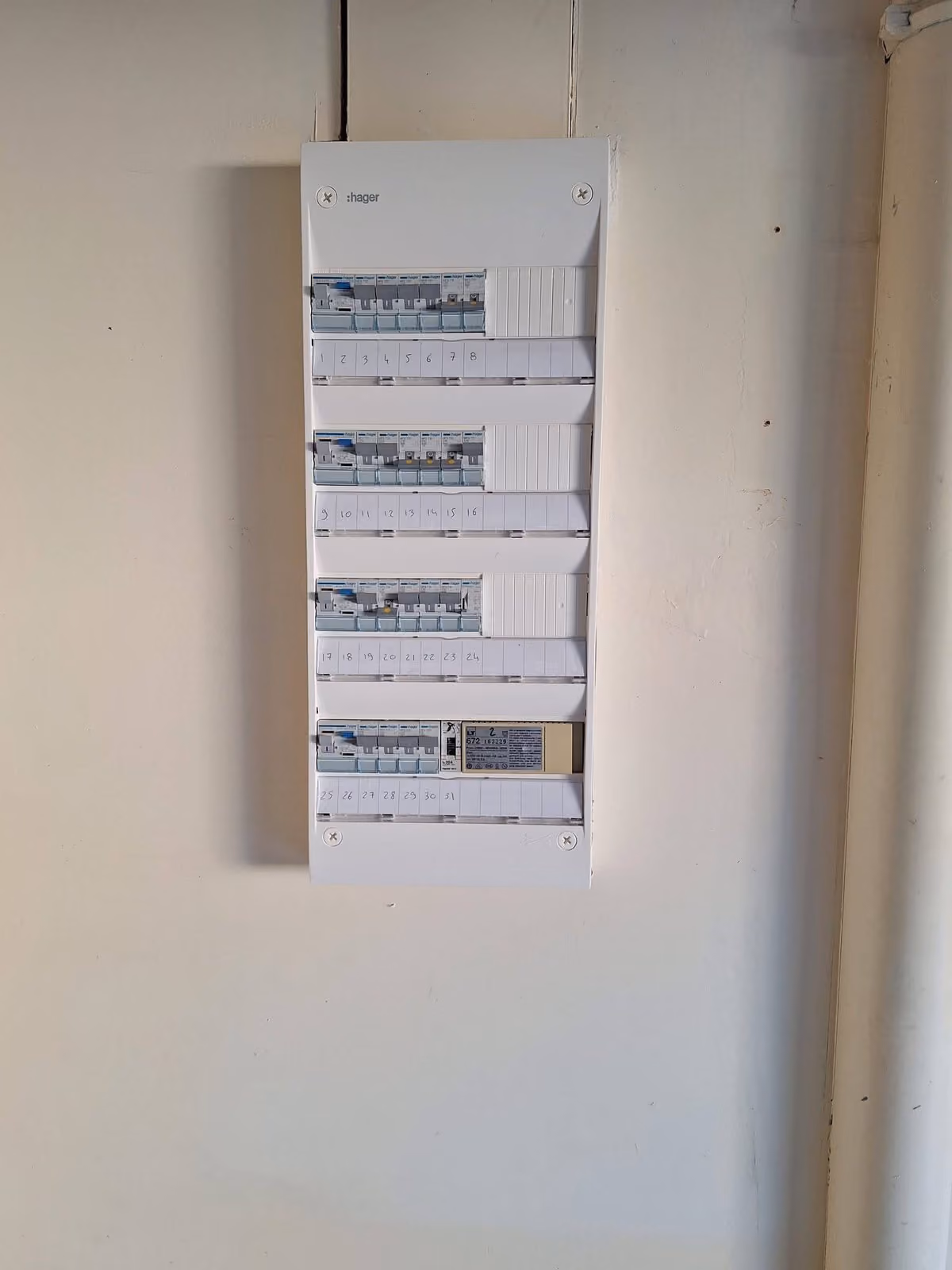 Tableau électrique neuf