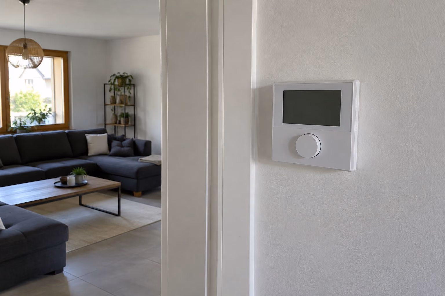 Thermostat mural d'un chauffage électrique