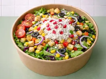 Salade composée nature