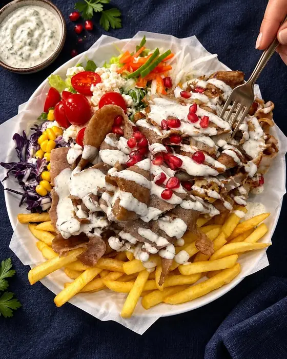 Assiette kebab mixte