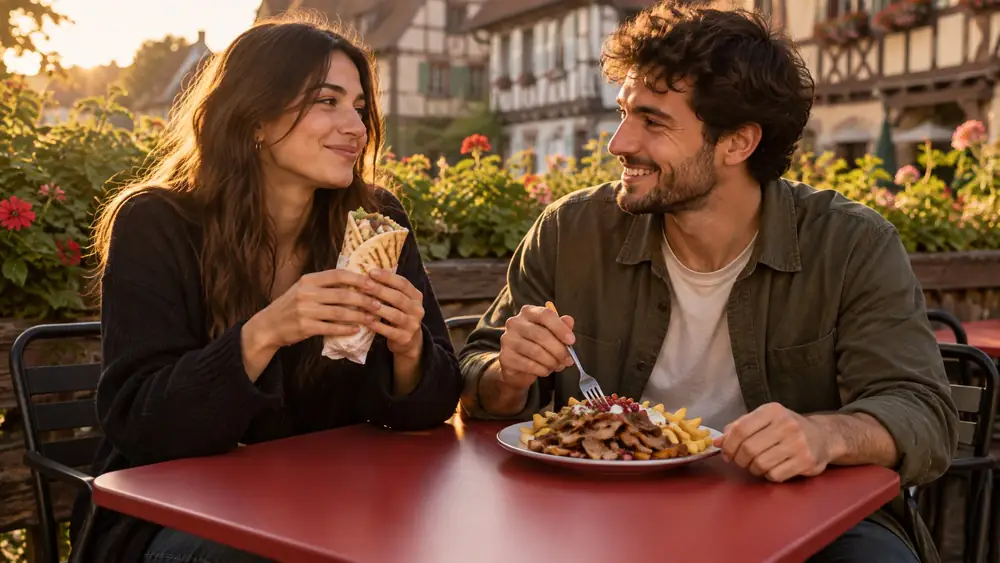 En terrasse sur la Place du Marché