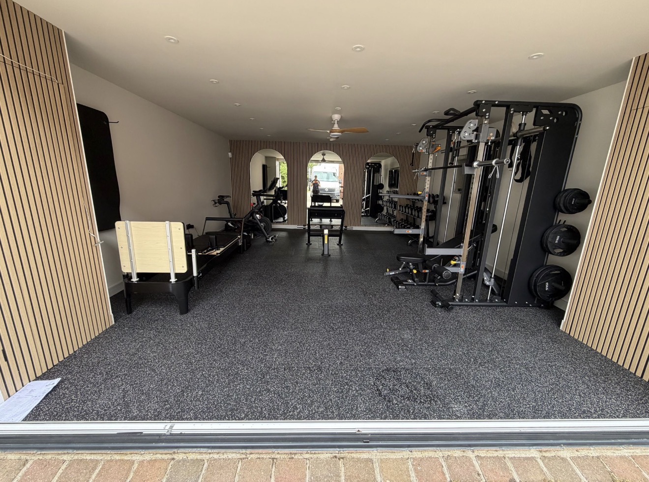 Garden room gym