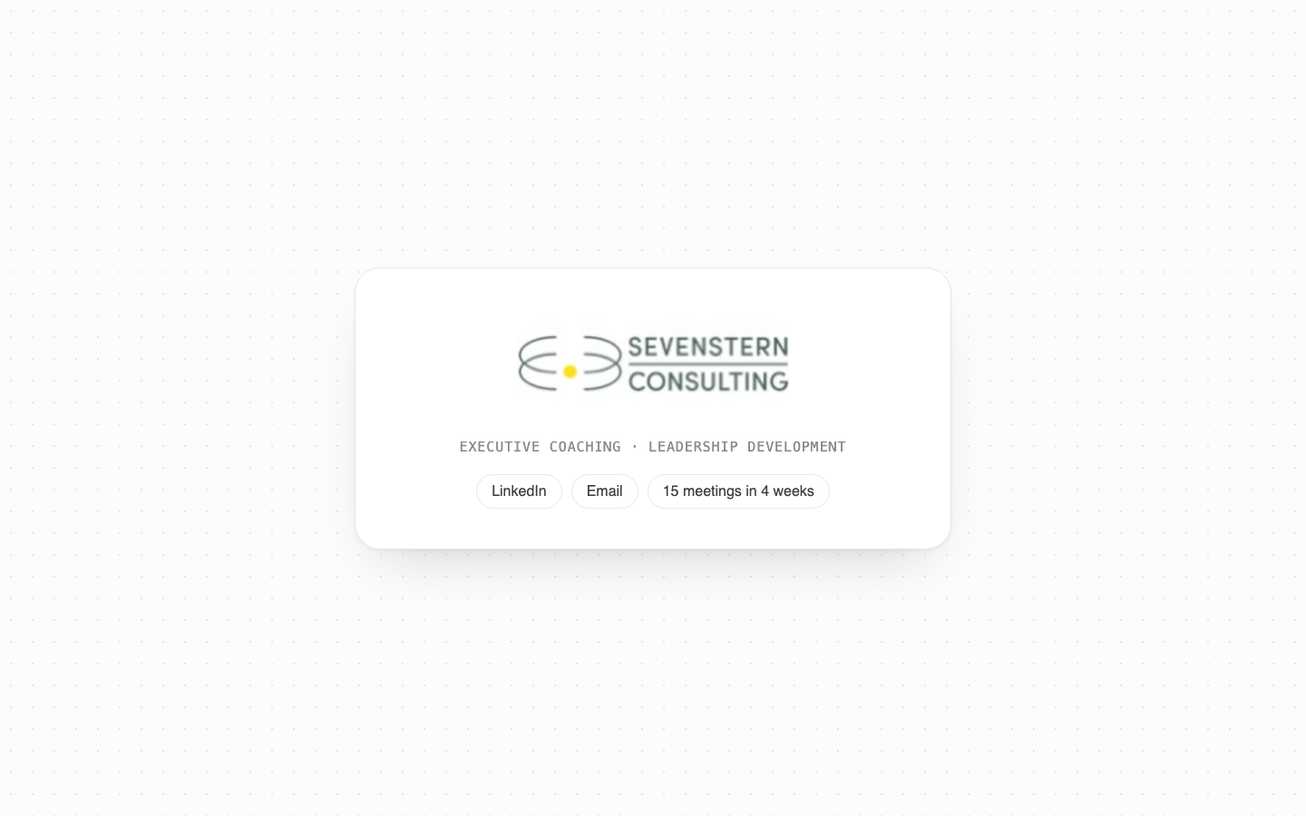 Sevenstern Consulting
