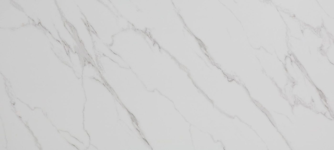 Calacatta sintered slab, satin finish