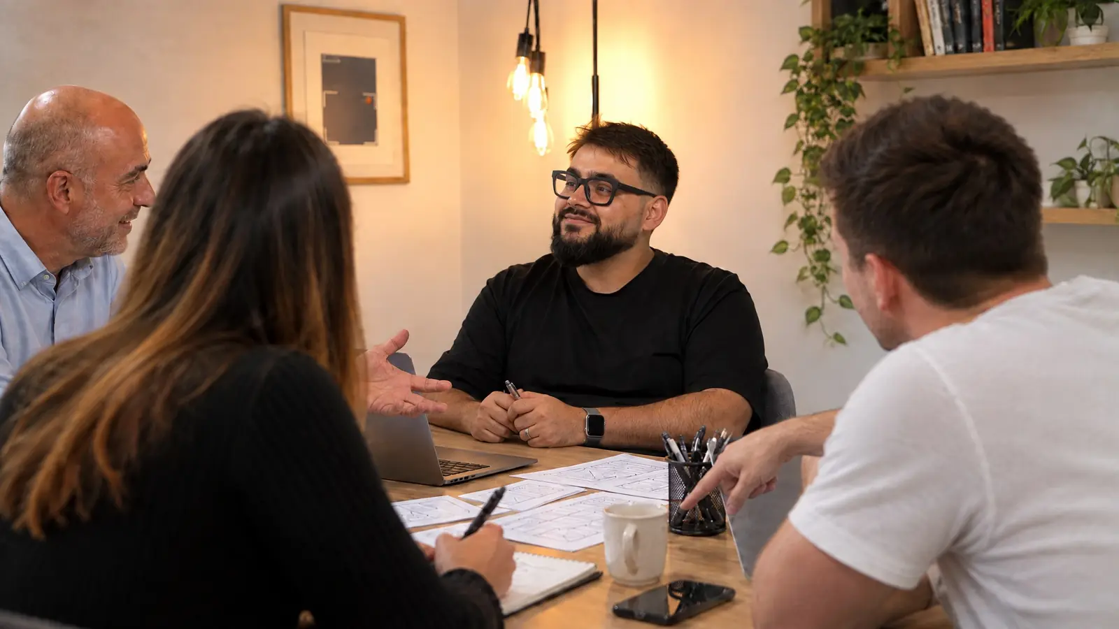 L'équipe MuratDesigns en réunion à Strasbourg
