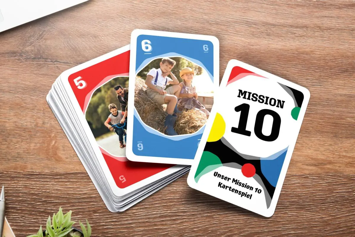 Mission 10 mit eigenen Fotos – das Phasenspiel mit 110 Karten
