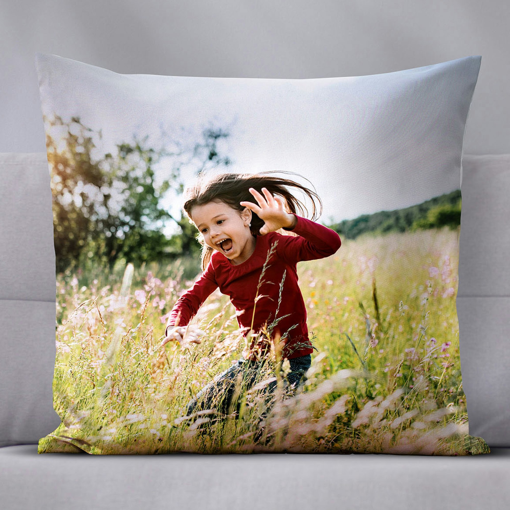 Fotokissen 80 × 80 cm (Quadrat)