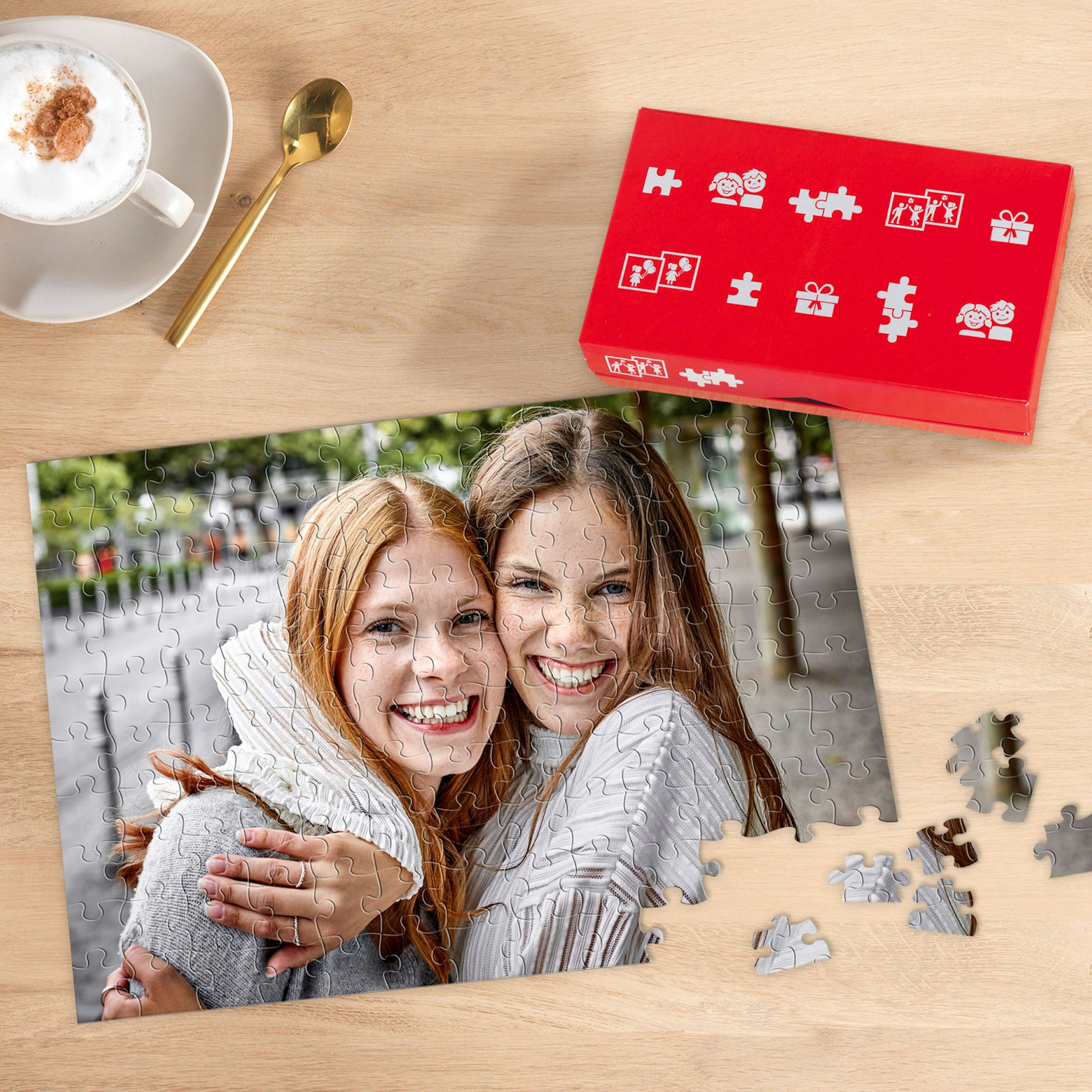 Fotopuzzle mit 112 Teilen
