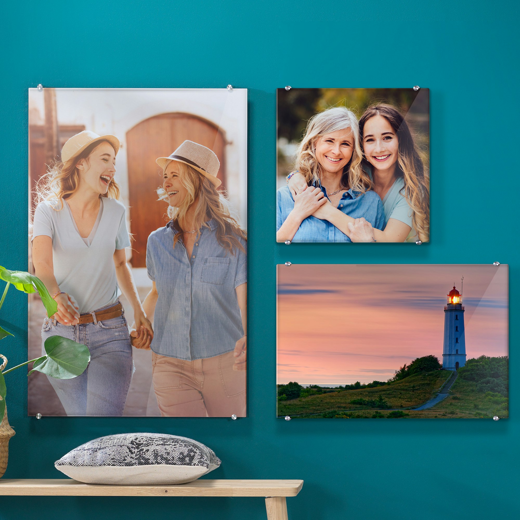 Foto hinter Acrylglas