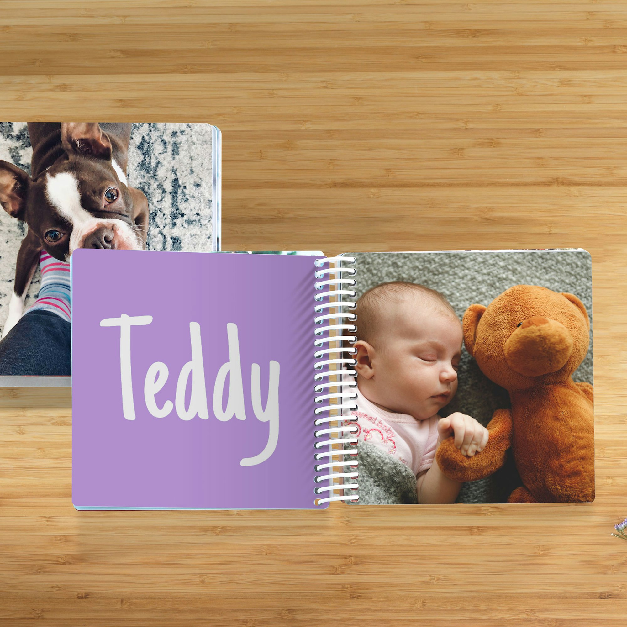 Baby-Fotobuch mit abgerundeten Ecken