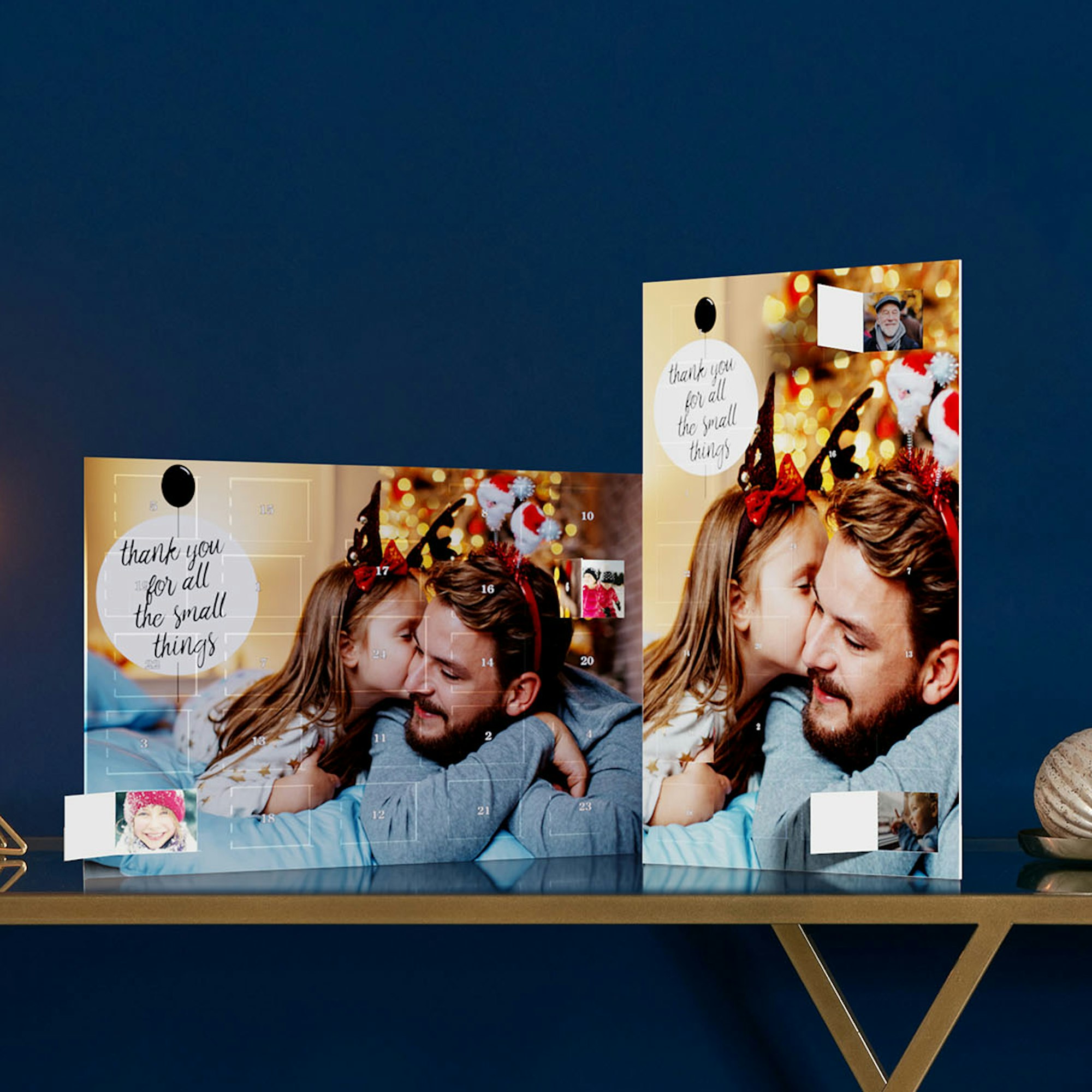 Foto-Adventskalender mit 24 Bildern
