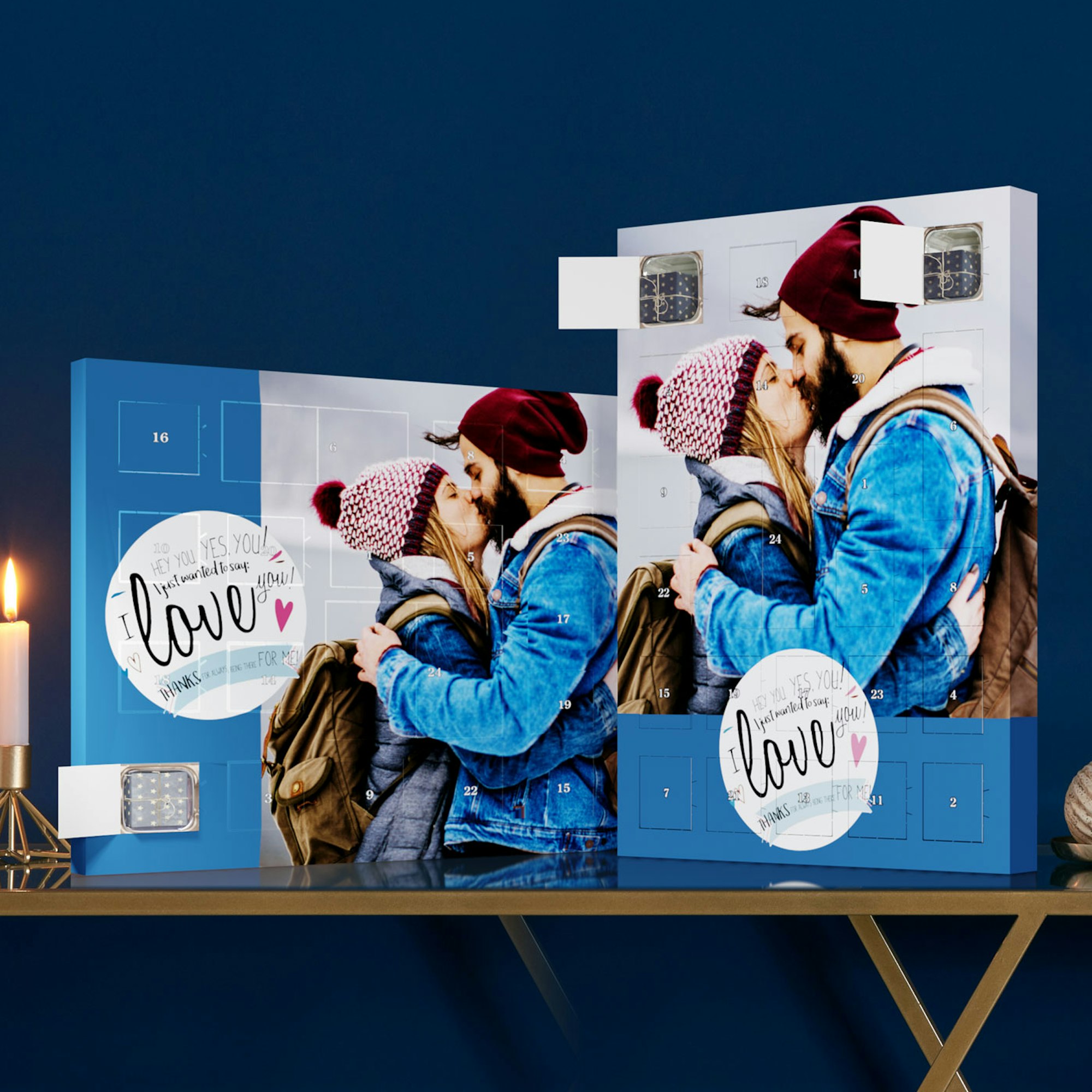 Foto-Adventskalender zum Selbstbefüllen