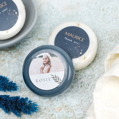 Seifenstücke-Geschenkset mit Fotoaufklebern – 6er-Set