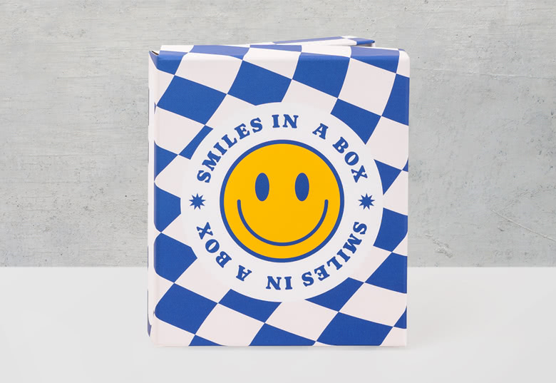 Fotos in der Box – Design Smiley
