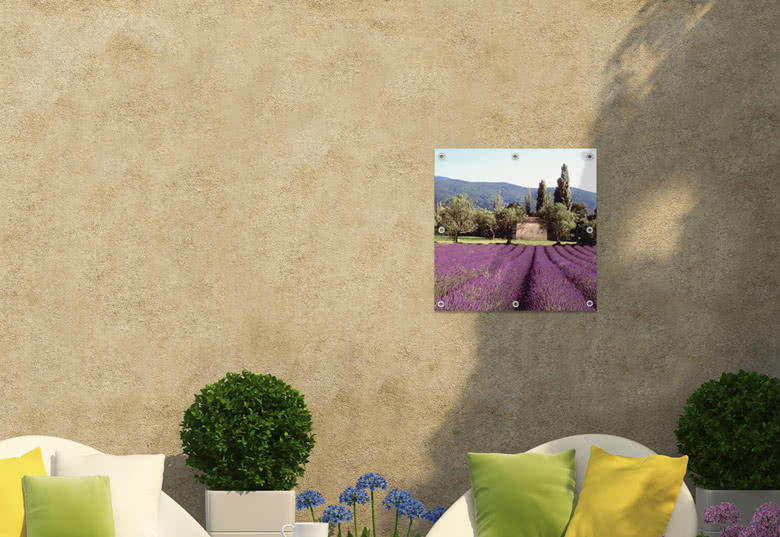 Vinyl Banner Outdoor 60 x 60 cm, quadratisch