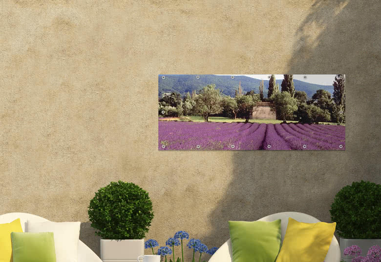 Vinyl Banner Outdoor 150 x 60 cm, Panorama quer