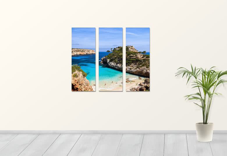 Fotowand Forex Split Triptychon, 3 Felder