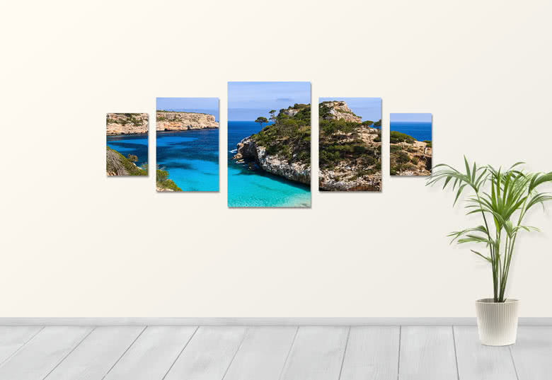 Fotowand Forex Split Panorama, 5 Felder