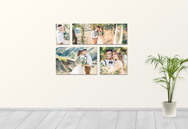 Fotowand Forex Galerie Gemischt, 4 Felder